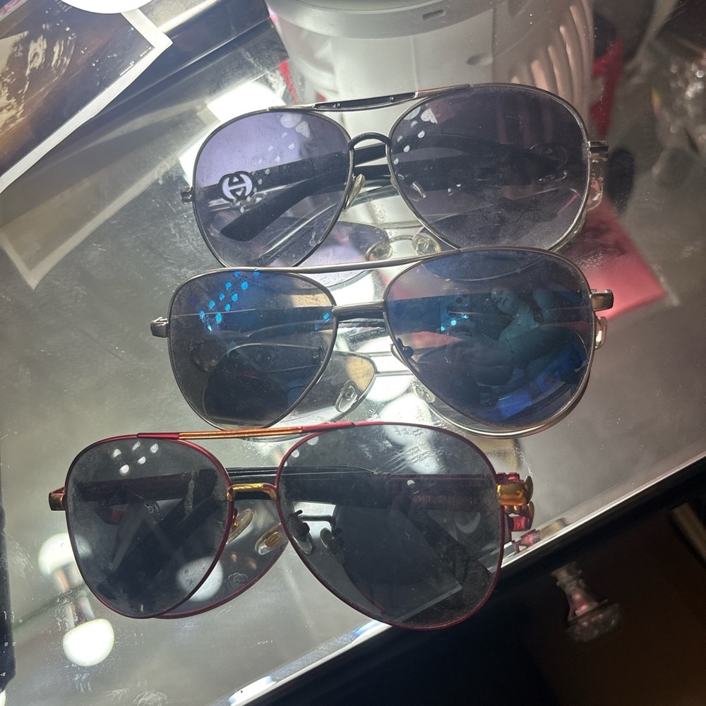 Stylish Black and Silver Sunglasses